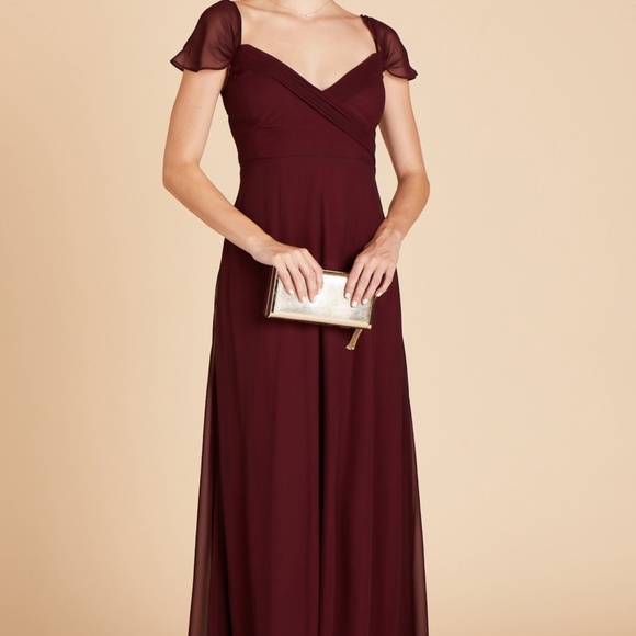 Floor Length Bridesmaid Dress (Birdy Grey) - Picture 3 of 7